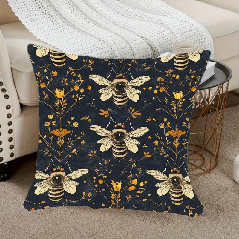 Cottagecore Design Cushion Covers Chair Living Room Pillowcase Cozy Zipper Sofa Pillow Covers Bedroom Indoor Home Decor