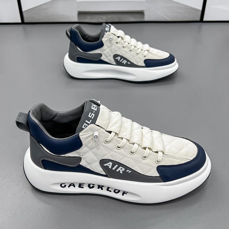 Men's shoes British style fashion color matching casual board shoes youth lightweight breathable soft-soled sports shoes men