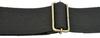 LIVE LINE Live Line AC Material Regular Type Guitar Strap LS1800CBK (Black)