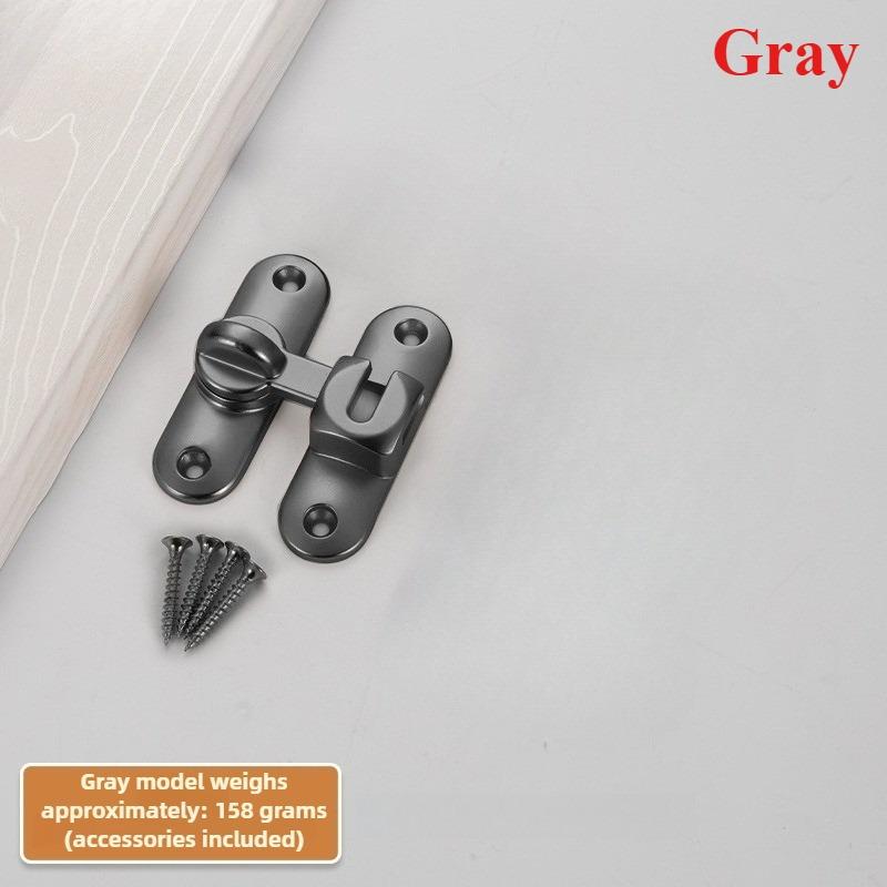 Zinc Alloy Hook Latch Window Drawers Cabinet Locks 90/180 Degree Barn Door Latch Bolt Hooks Sliding Gate Buckles Hardware