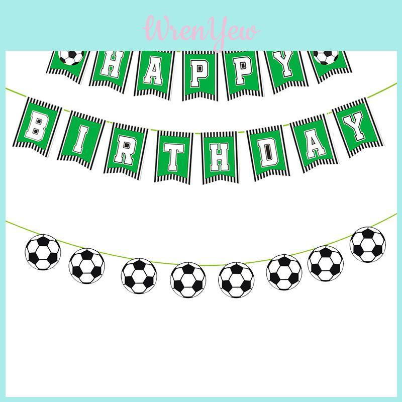 Colorful Soccer Football Theme Birthday Banner Perfect For Fun Baby Showers And Events