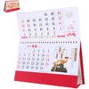 DOITOOL 2026 Horse Year Desk Calendar Chinese Calendar Vintage Monthly Flip Paper Standing Planner for Home Office Decor Daily Schedule Time