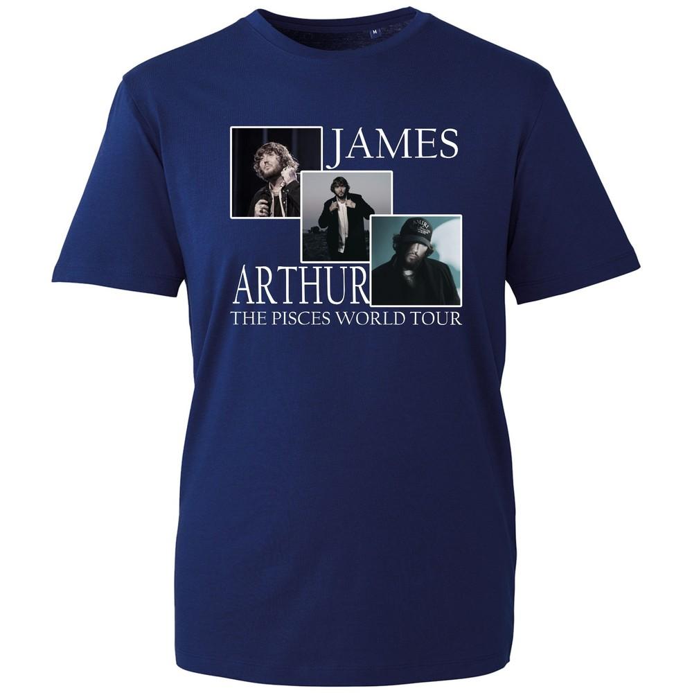 James The Pisces World Tour 2026 TShirt Concert Merch Pop Singer Music Fan Tee S
