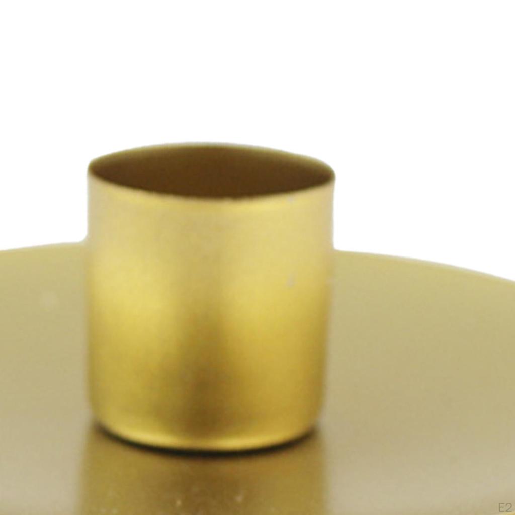 Candle Holder Decor Candlelight Round Nordic Candlestick Holders for Party Christmas Dining