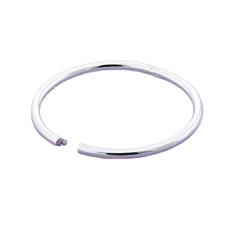 925 Sterling Silver Stylish Simple Round Line Bracelet Birthday Party Anniversary Gift Daily Wear серебряный