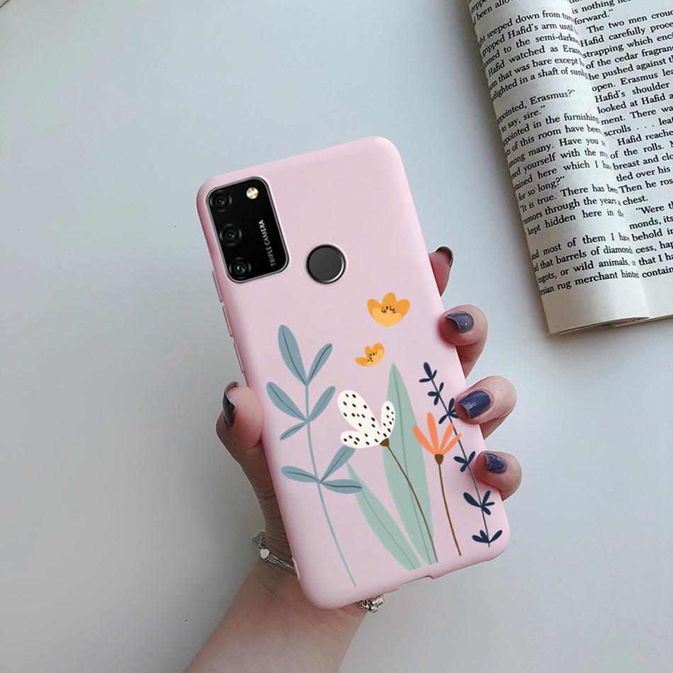 For Huawei Honor 9A Case 2020 Silicon Cover Soft Bumper Coque For Huawei Honor 9A Phone Cases MOA-LX9N Honor9A Love Heart Funda