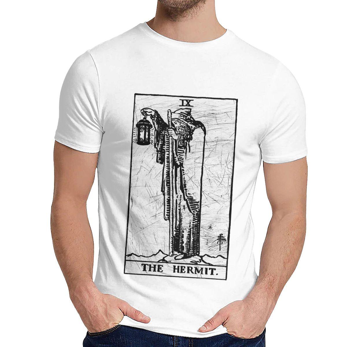 Man S T Shirt The Hermit Tarot Card Major Arcana Fortune Telling Occult Slim O L