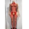 Underwear Crotchless Babydolls Dress Costume Sexy Halter Neck Bodystockings Fishnet Hollow Baby Dolls Lingerie Women