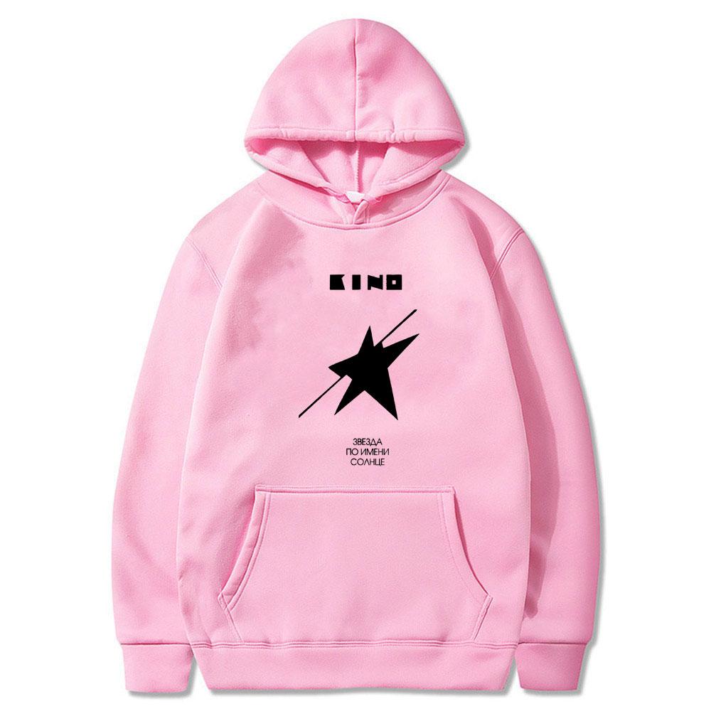 Legendary Russia Rock Band Viktor Tsoi Kino A Star Named Sun Album Graphic Hoodie Men Women Cotton Casual Oversized Sweatshirt