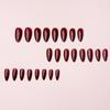 Aurora Wine Red 24-Piece Wearable Nail Tips