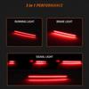 ADIIL 2PCS Red Lens Red LED Rear Fog Light Bumper Reflectors Brake Tail Lamps For 2020 2021 2022 Toyota GR Supra
