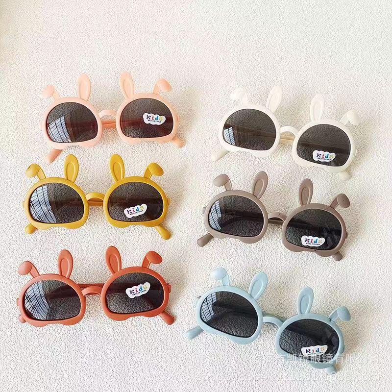 2023 Stylish Baby Bunny Ear Children's Sunglasses - Cute & Versatile Cartoon Design