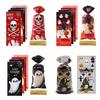 100pcs Waterproof Halloween Candy Bag Color Printing Children's Gift Packaging Bag  Baking Decor