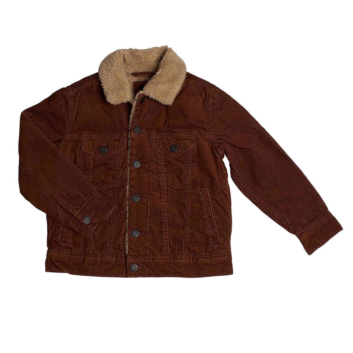 

Вельветовая куртка с шерпой 728680 для мальчика-девочки 4/5 AÑOS коричневый