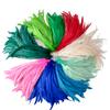 50 ks/lot Přírodní kohoutí ocasní pera pro festivalovou pódiovou dekoraci Plume 25-40 cm 10-16 palců Barvené Různé