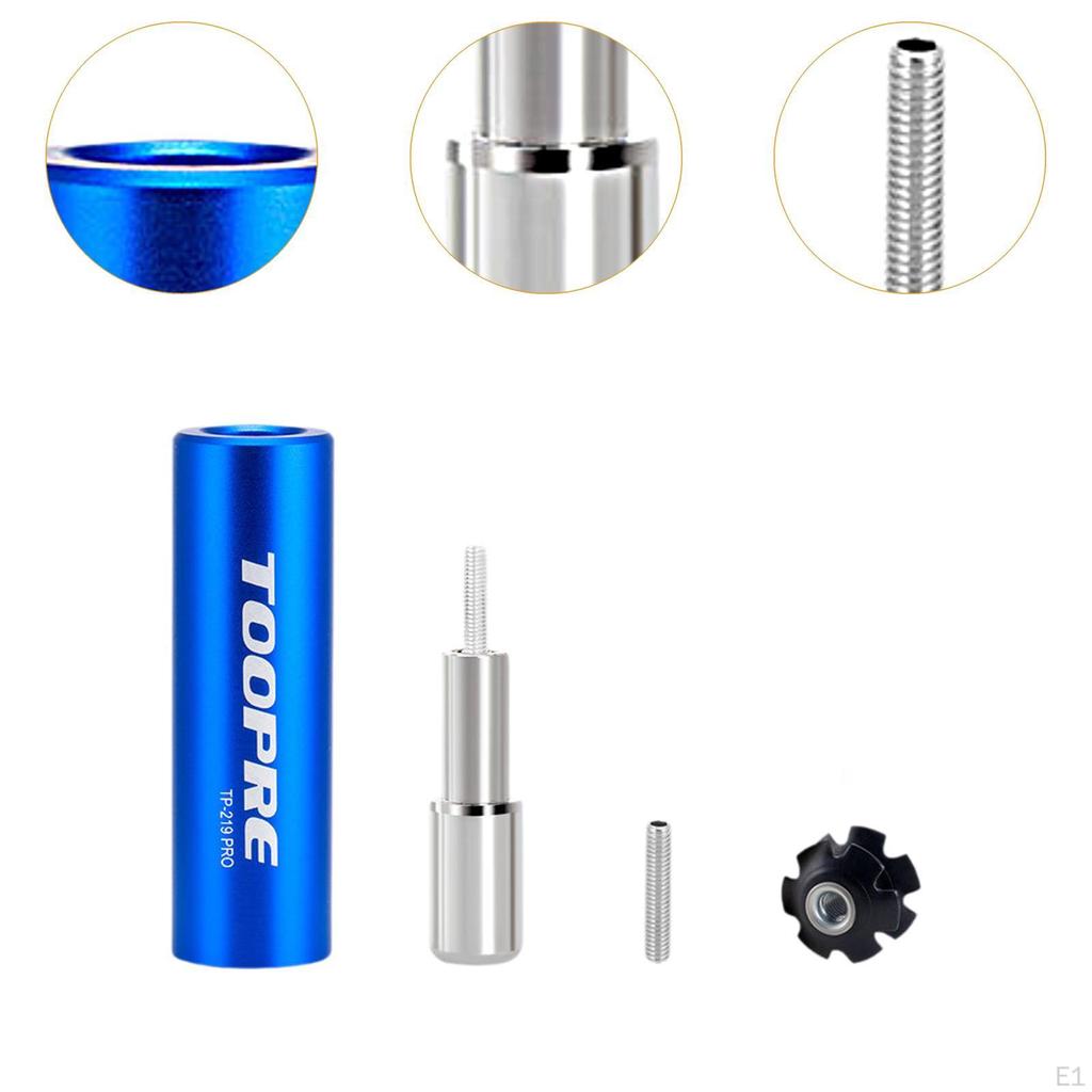 Nut Setting Tool, Bicycle Fork Installer Installation Sleeve, with Spare Special Screw And Star
