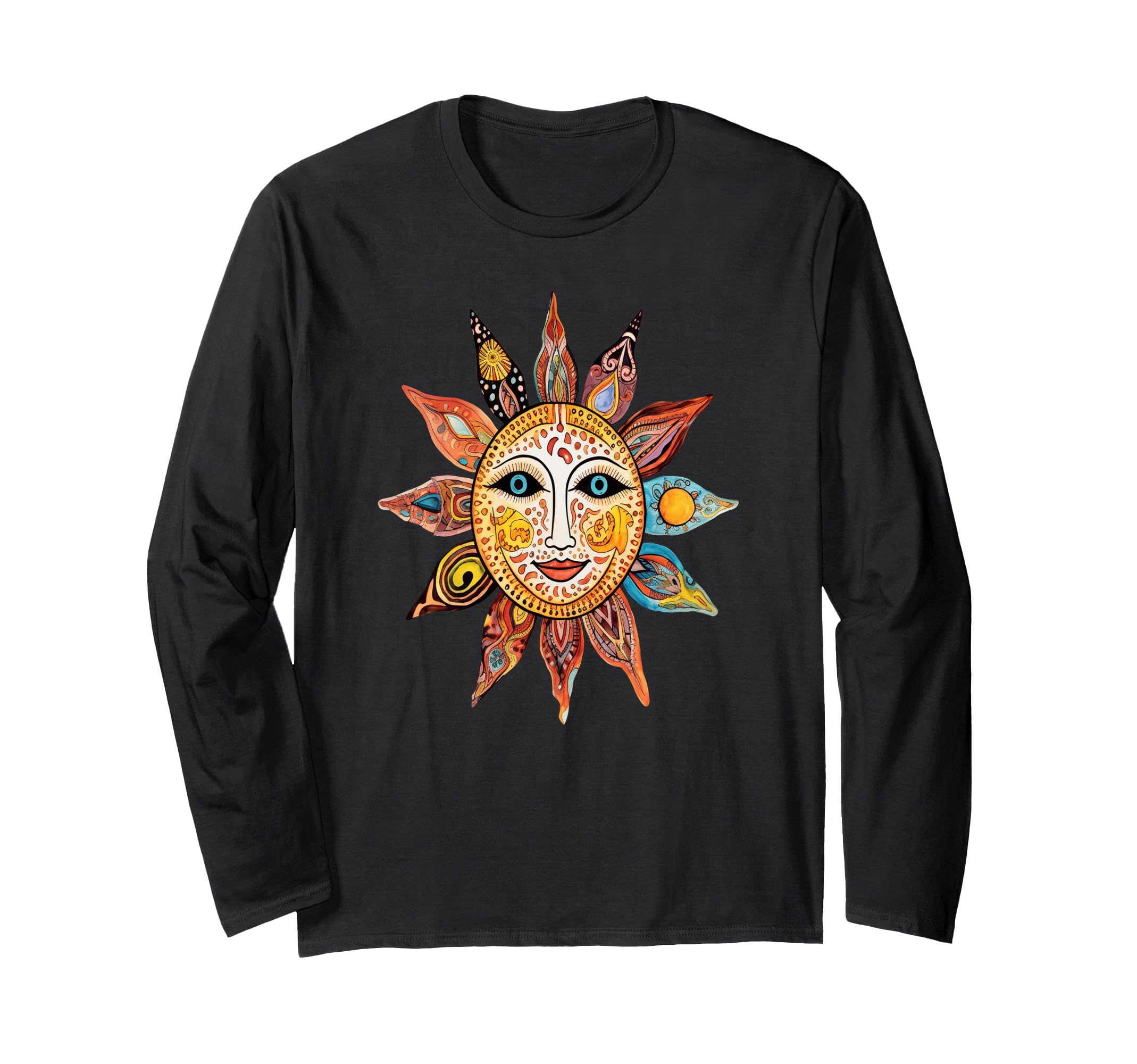 

Футболка с длинным рукавом Sun Sunshine Sun Worshiper Sunbeams Summer