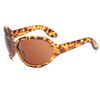 New cross-mirror personalized fashion sunglasses oversized frame cycling travel general sunglasses
