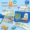 Magnetic Math Hundred Board for Early Learning, Addition, and Subtraction with Number Tiles