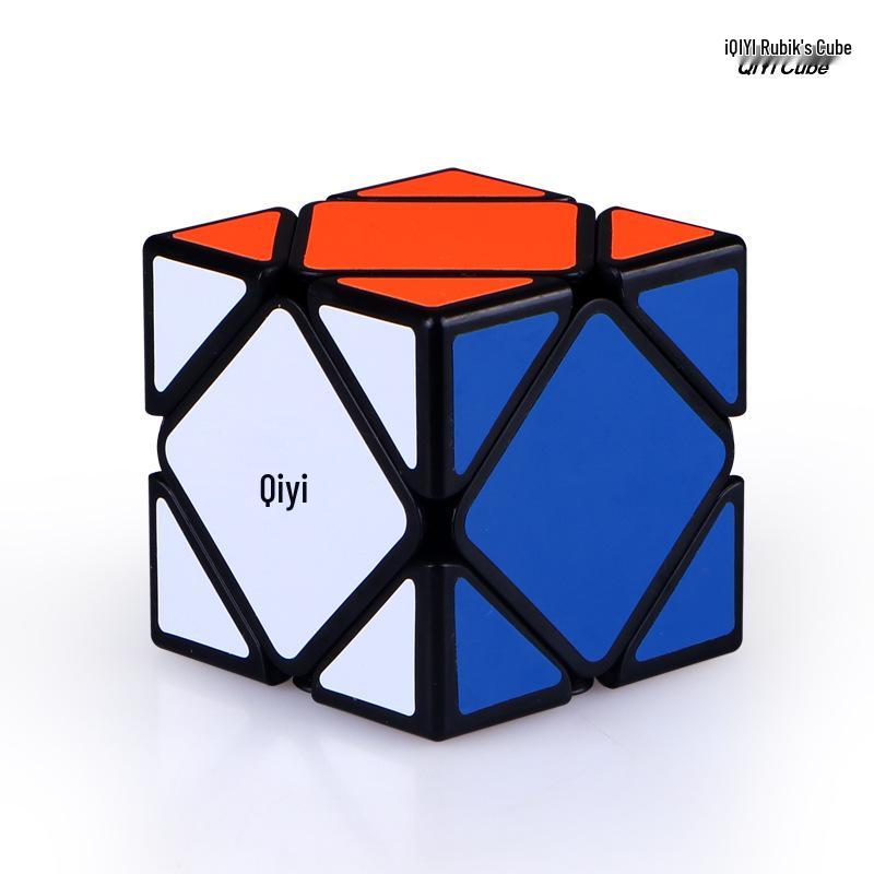 Qiyi 2345 Schicht Schwarz Sticker Magischer Ahornblatt Pyramidenwürfel - Skewb SQ Twisty Unregelmäßig