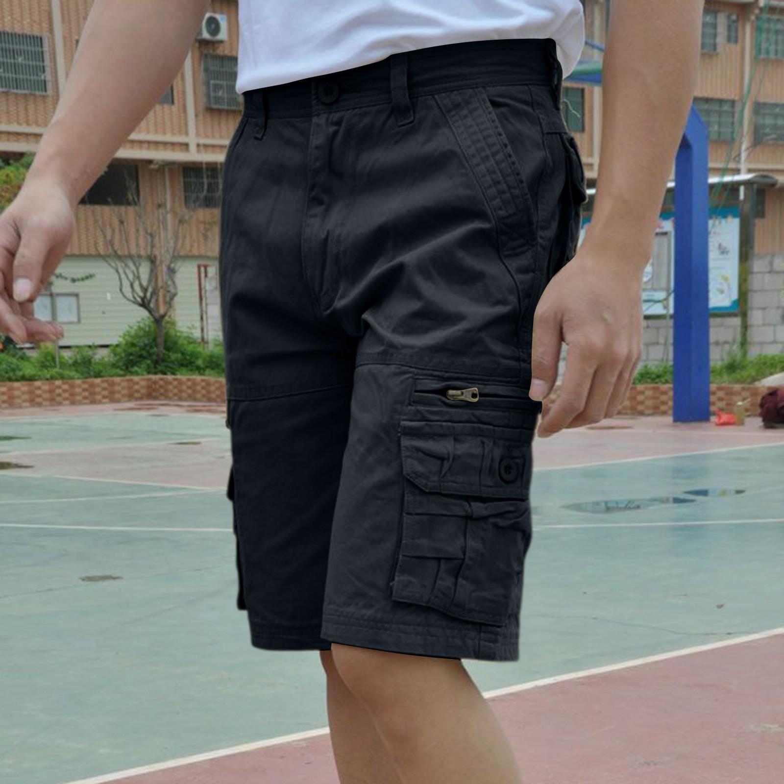 

Мужские летние большие повседневные свободные спортивные брюки пляжные шорты 38 чёрный