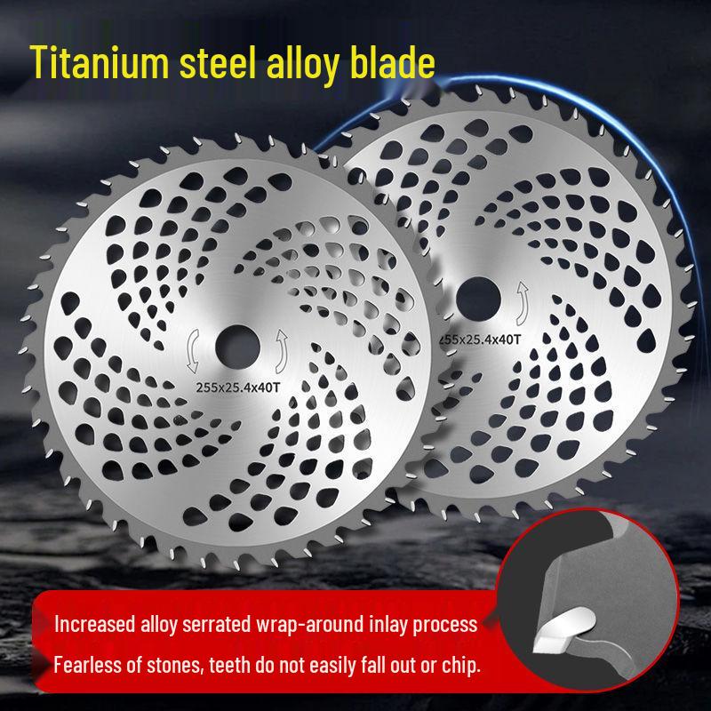 Universal Gasoline Engine Titanium Alloy Phoenix Tail Lawn Mower Blade