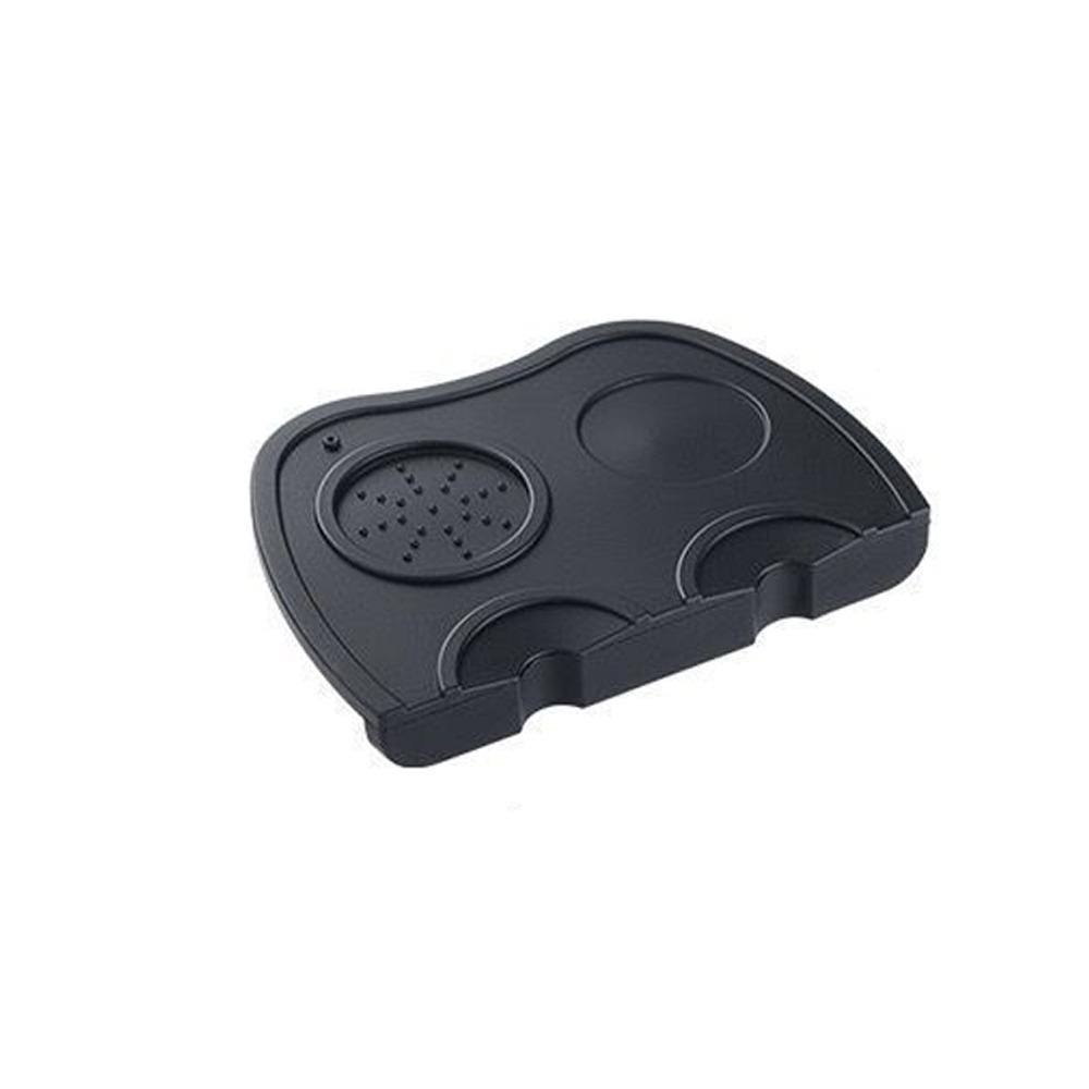 Anti-Skid Powder Distributor Mat Black Coffee Corner Pad Espresso Coffee Tamper Mat  Coffee Bar