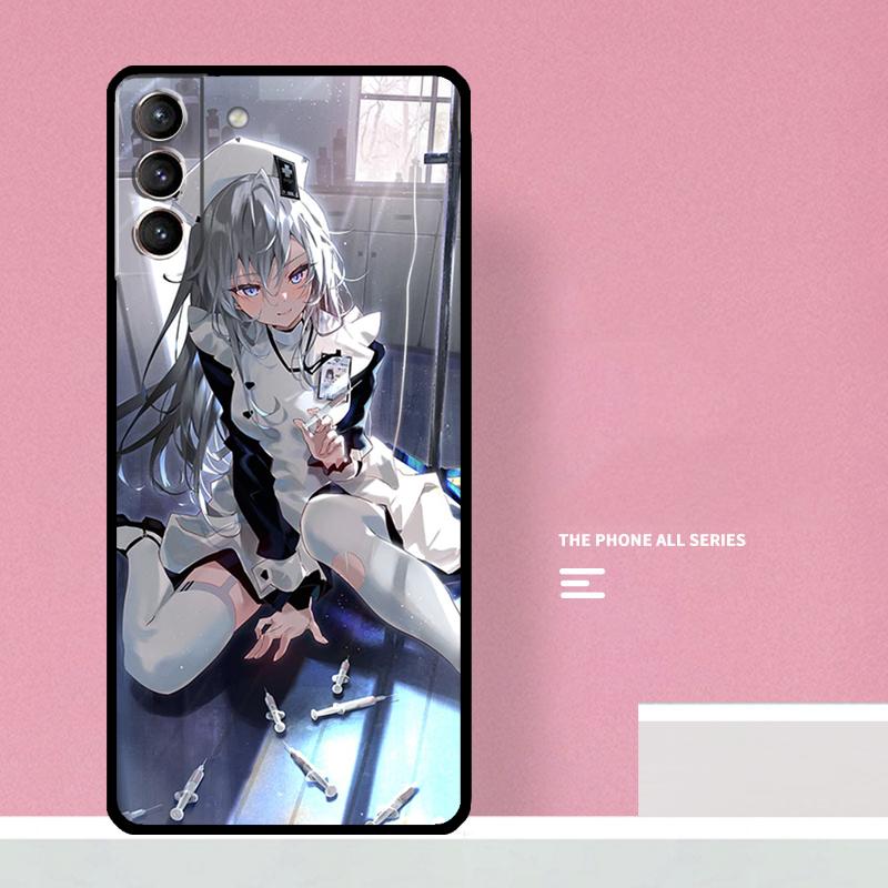 Sexy Anime Nurse Phone Case For Samsung Galaxy S24 S26 Ultra S20 S21 S22 S23 S25 Plus S10 S25 FE Cover Coque