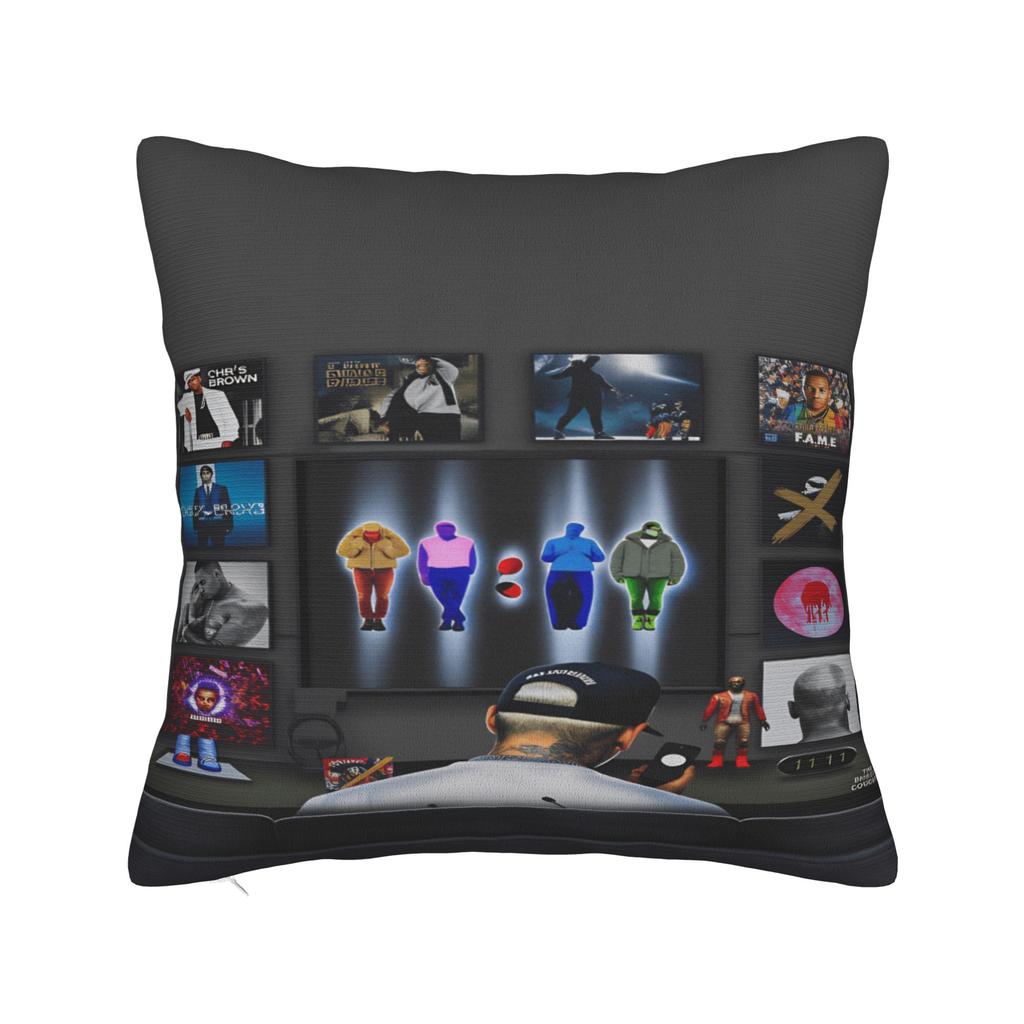 B-Brown Breezy Bowl XX Pillow Case  Funny Pillow Cover Design Pillowcases For Sofa Couch Bed Living Room