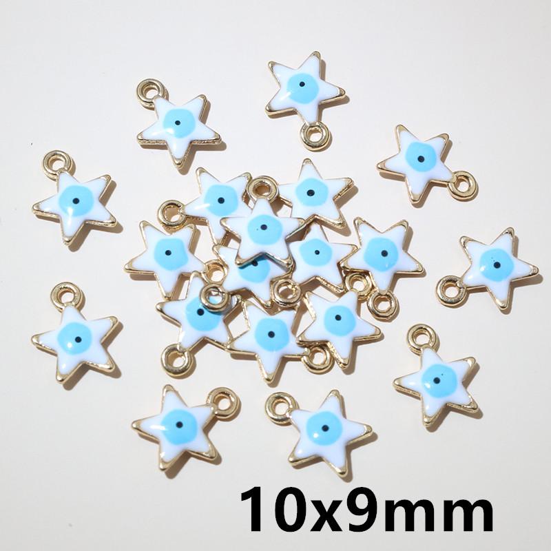 30pcs 15x13mm Enamel Heart Charms Pendant Alloy Metal DIY Jewelry Making Accessories for Earrings Bracelet Necklace Findings