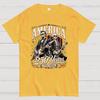 250 Years America Anniversary George Washington & Lincoln Playing Guitar Funny 4th of July Cotton Casual Cool Loose T-Shirt