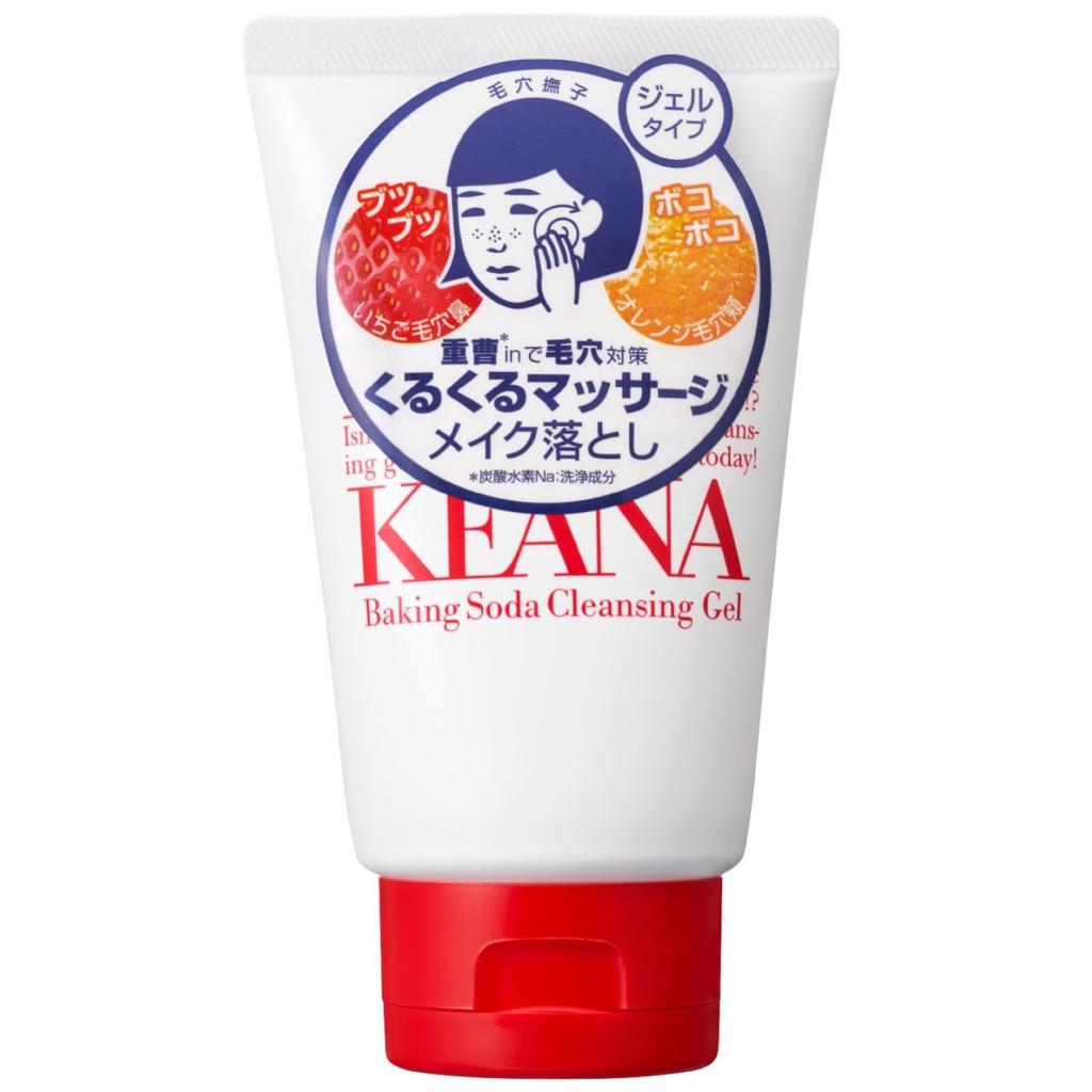 Keana Nadeshiko Natron Reinigungsgel für sanftes Make-up-Entfernen 100g Poren, Schmutz, Mitesser, Haut, Entferner, Gel, 200ml, (x 1)
