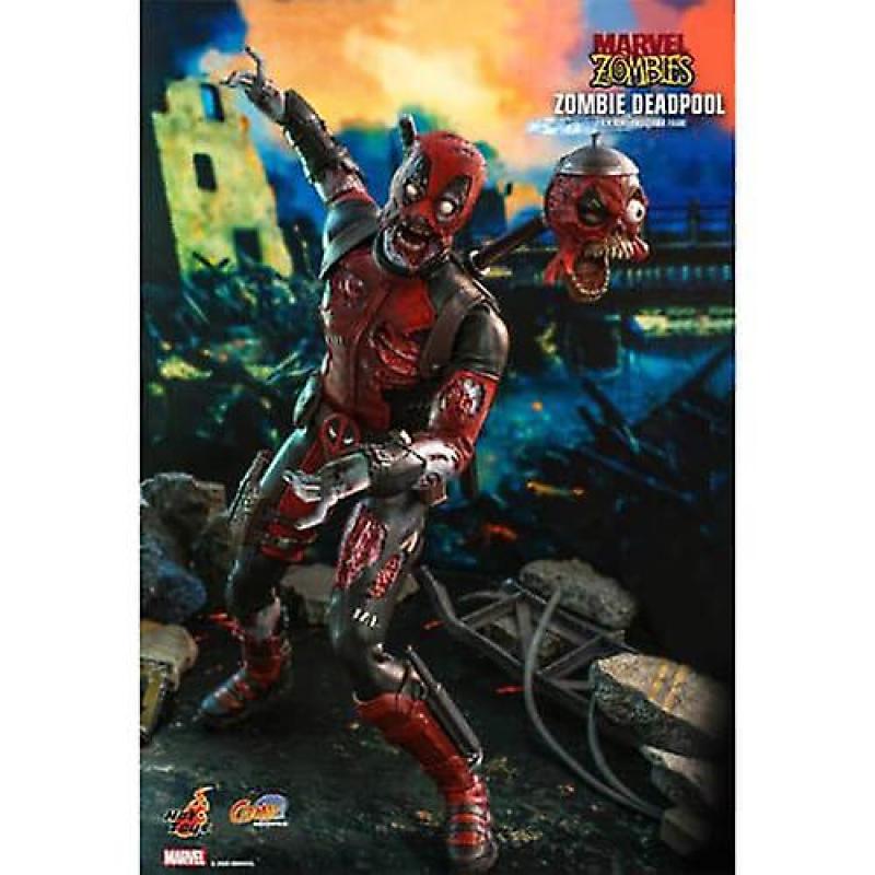 Authentic Marvel Zombies Zombie Deadpool 1/6th Scale Hot Toys Action Figure