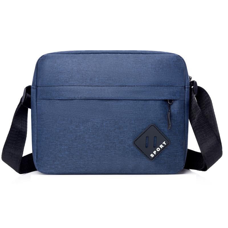 New Lightweight Oxford Cloth Messenger Bag Men's Fashion Simple Shoulder Bag Business Commuting Casual Men's Bag.