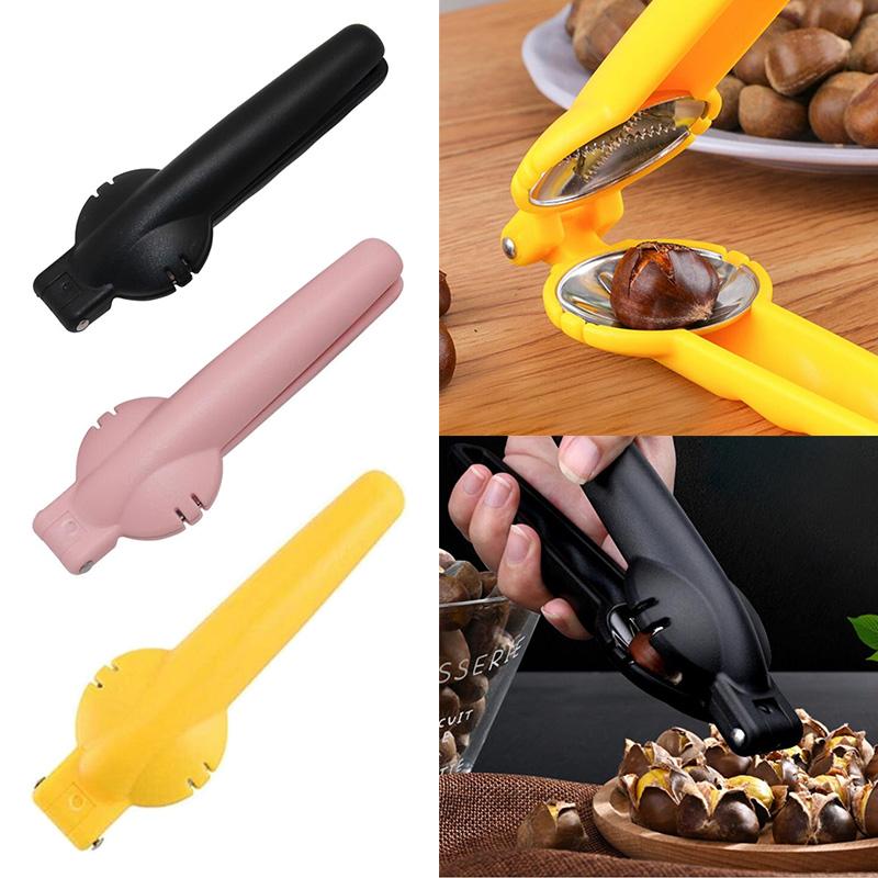 Hazelnut Walnut Pliers Quick Chestnut Gadgets Nut Cracker Clip Sheller Opener Cutter Clamp Plier Portable Kitchen Accessories