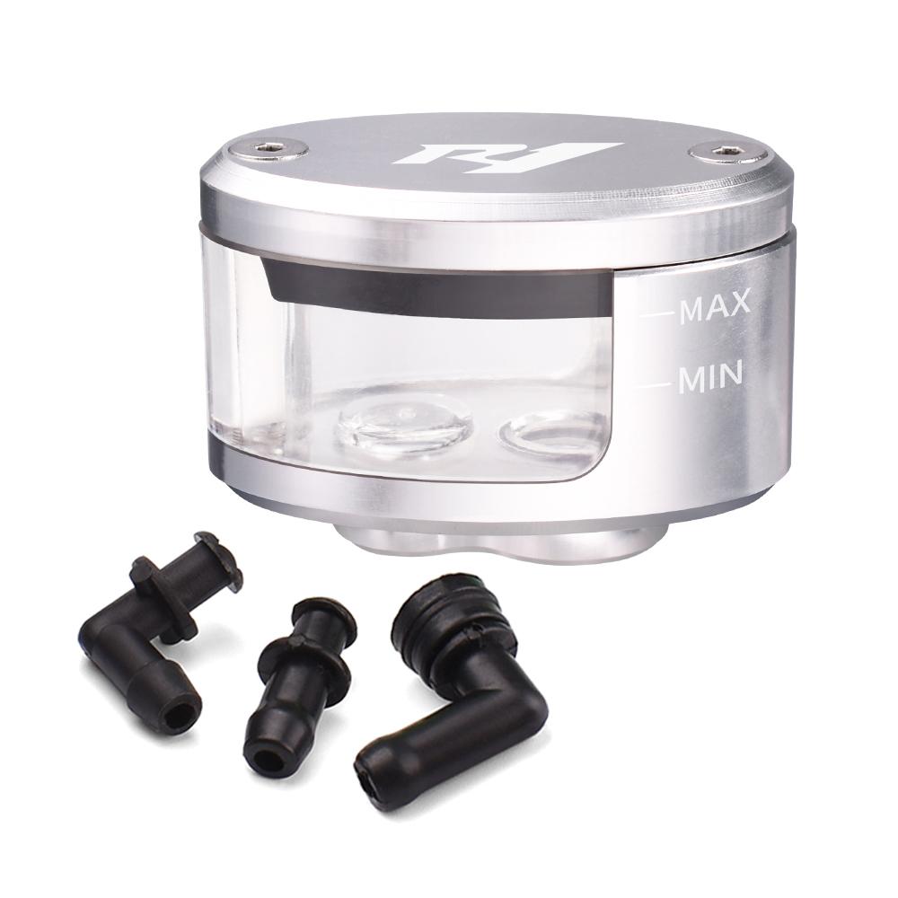 

Aluminum Motorcycle Brake Clutch Reservoir Cup Reservoir Bottle For Yamaha YZF R1 YZF-R1 YZFR1 R1s R3 R6 2013-2022 Accessories серебряный