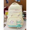 The new schoolbag is high-value, fresh and sweet, and the backpack is light for junior high school students to travel and large-capacity backpack.