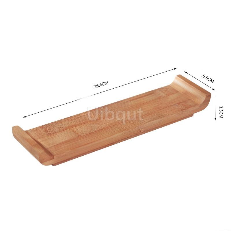 Bamboo Sushi Board Boat Plate Rectangular Platform Cooking Sashimi Basin Japanese Korean Cuisine Tableware Serving Plate Tray