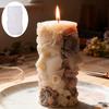 Goddess Embossed Cylindrical Silicone Molds Holiday Candle Silicone Mould For Resin Casting Making Candle Soap Chocolate