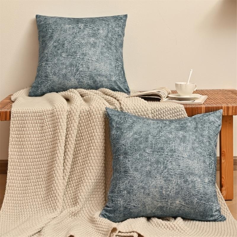 Stretchable Water Resistant Cushion Cover With Soft Sand Finish Surfaces Ideal For Family With Kids Or Pet