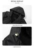 2025 Men's Plus Size Velvet Thickened Casual Jacket - Trendy Loose Fit for Larger Sizes