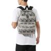 Vans MOMA Old Skool Collaboration Polyester Backpack Regular Unisex Gray White Vans VN0A3I6R1UB1