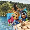 Cartoon S-Safety S-Sheriff L-Labrador Towel Quick Drying Beach Towels Are Suitable For Swimming Pools Camping Yoga And The Gym