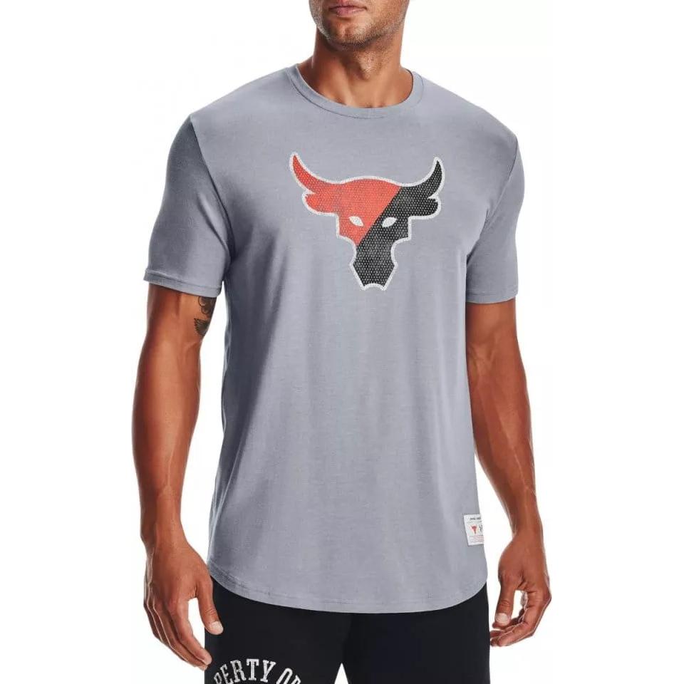 Under Armour Maglietta da Allenamento Stampata UA Project Rock Vestibilità Ampia Uomo Top 1367123-035