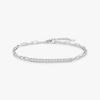 Sparkling D Color Moissanite Bracelet 925 Sterling Silver Lock Stackable Trendy Bracelets for Women Jewelry With Gift Box