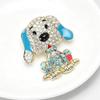 Cute  Dog Brooches With Sparkling Plastics Enamel Details For Daily Wear Gifts For Dog Lovers  Accessory