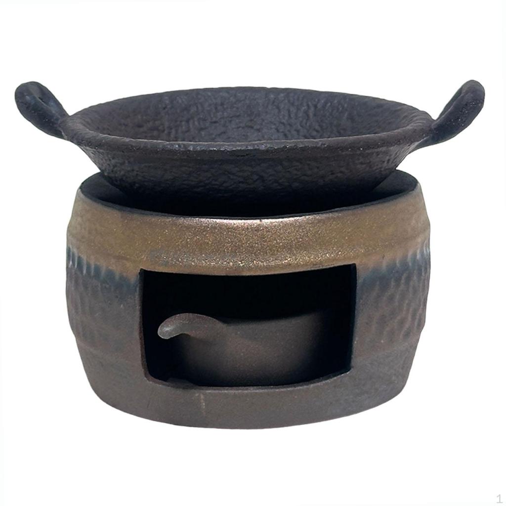 Ceramic Tea Burner Sturdy Premium for Home Office Use Professional Easy To Portable