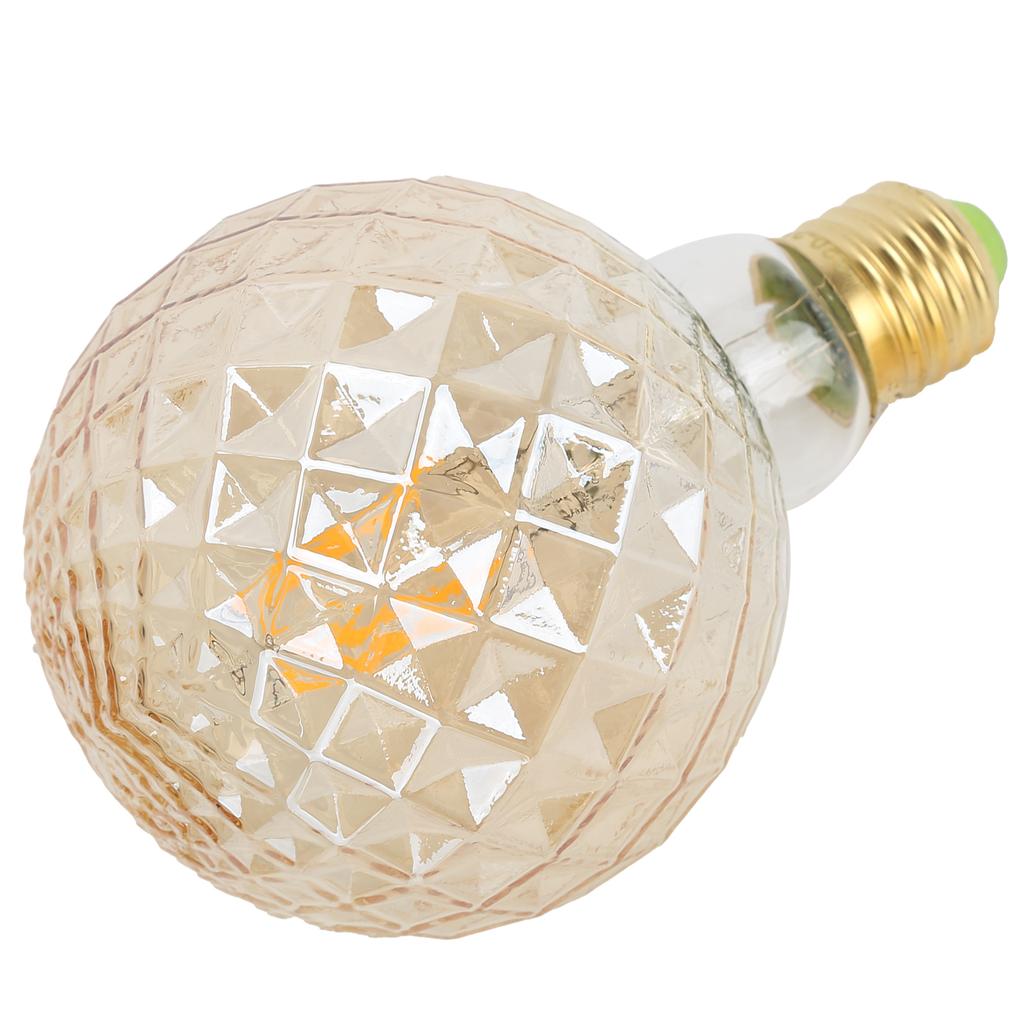 220V LED Decorative Bulb E27 4W G95 Glass Bulb High Brightness Filament Lamp Vintage Light Bulb for Living Room Bedroom