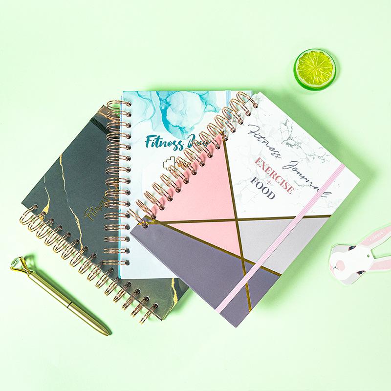 Cross-Border A5 Fitness Planner: Daily Exercise Check-in & Gym Workout Notebook