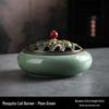 Large Ceramic Mosquito Coil and Incense Burner: Indoor Sandalwood and Agarwood Holder